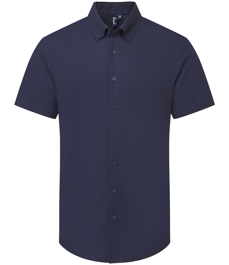 Premier Men Supreme Short Sleeve Oxford Shirt