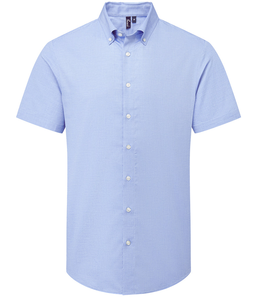 Premier Men Supreme Short Sleeve Oxford Shirt