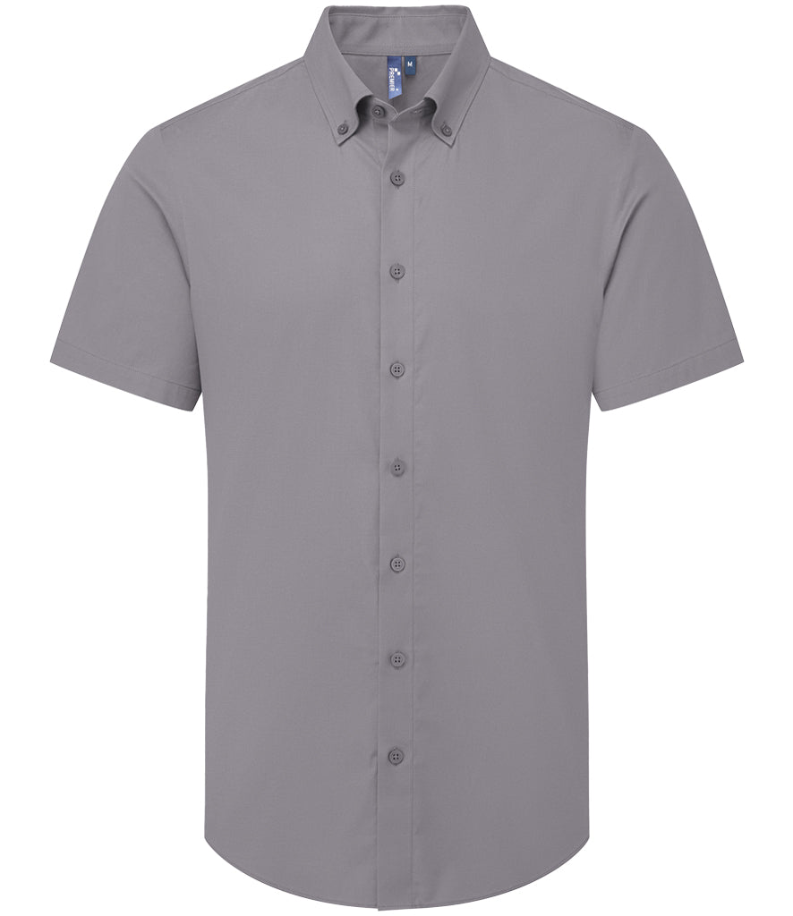 Premier Men Supreme Short Sleeve Oxford Shirt