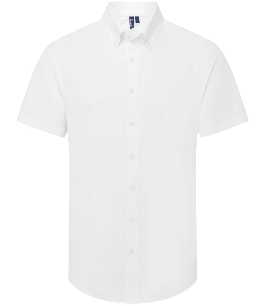 Premier Men Supreme Short Sleeve Oxford Shirt